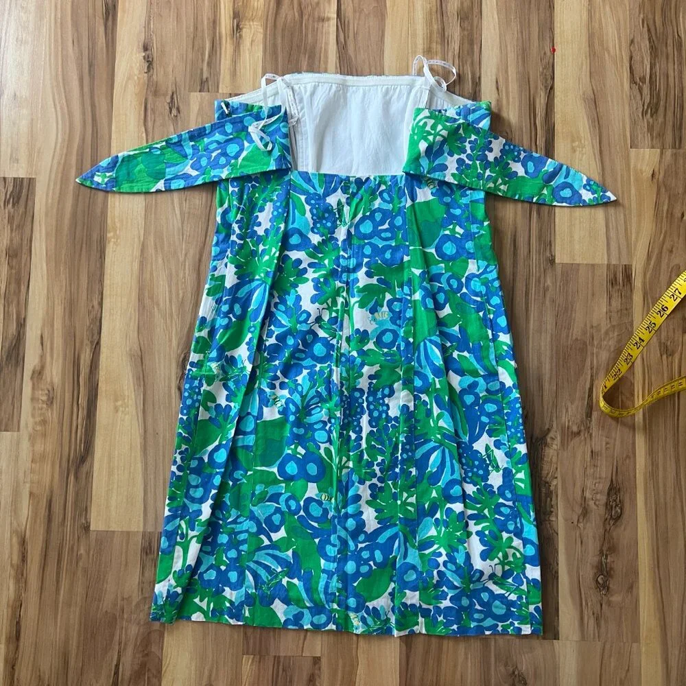 Lilly Pulitzer Bee In Your Bonnet Strapless Dress, Size 2 - Picture 7 of 13